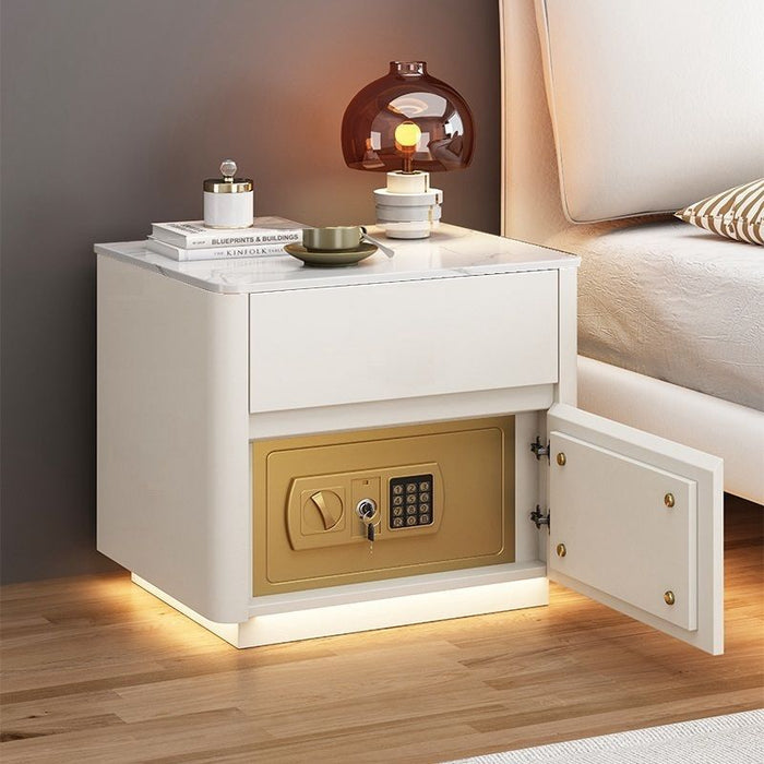 Smart Bedside Table with Safe
