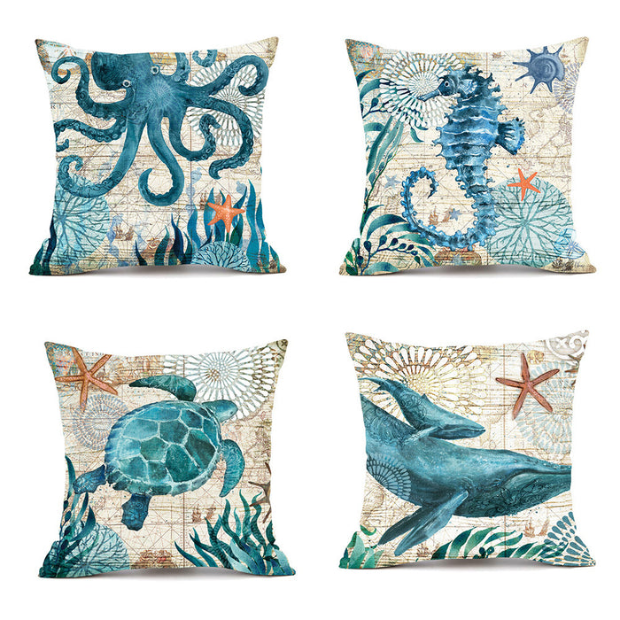 Sea Turtle Cushion Covers