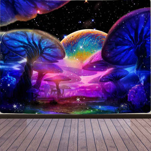 Fluorescent Wall Tapestry
