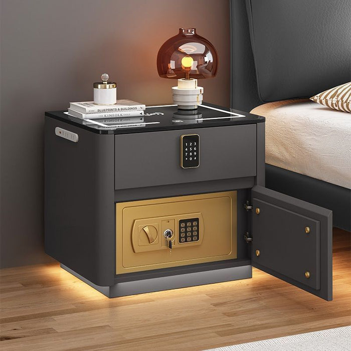 Smart Bedside Table with Safe