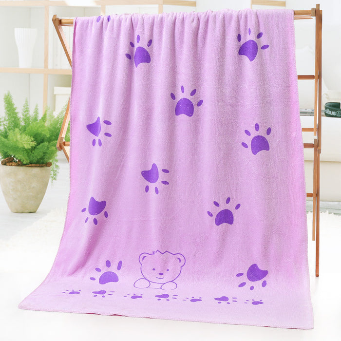Cartoon Print Beach Towel