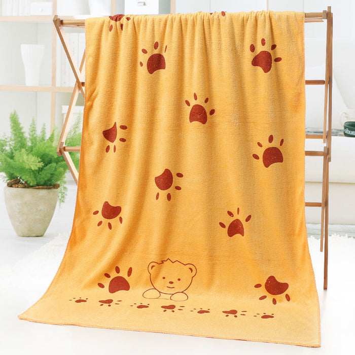 Cartoon Print Beach Towel