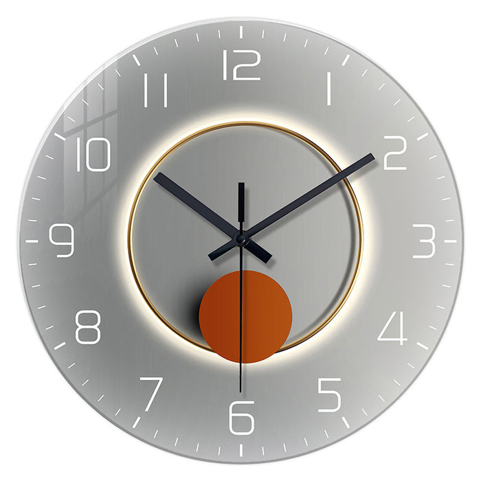 Tempered Glass Wall Clock