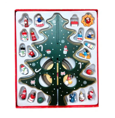 Wooden Christmas Tree Decoration