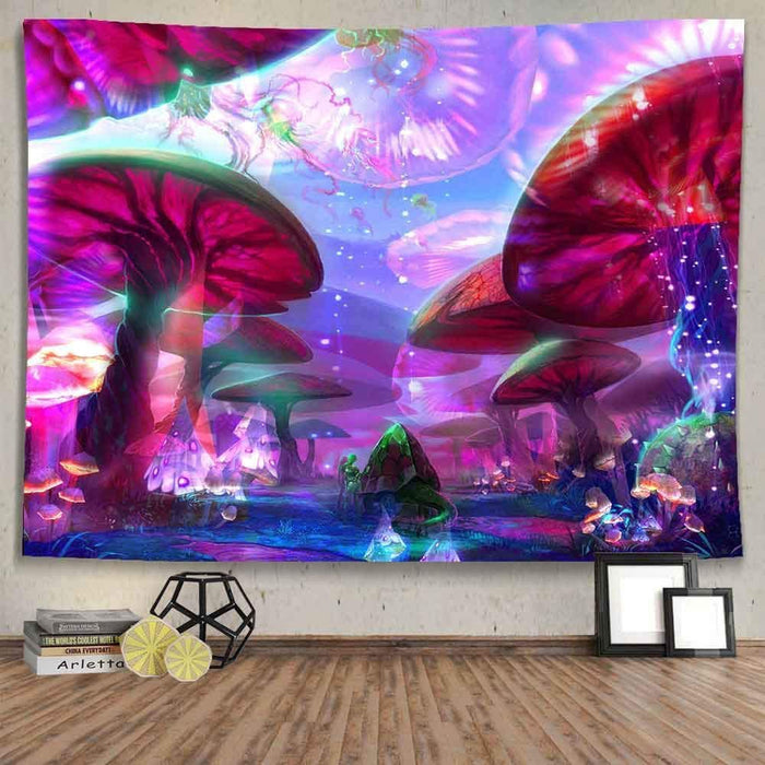 Fluorescent Wall Tapestry