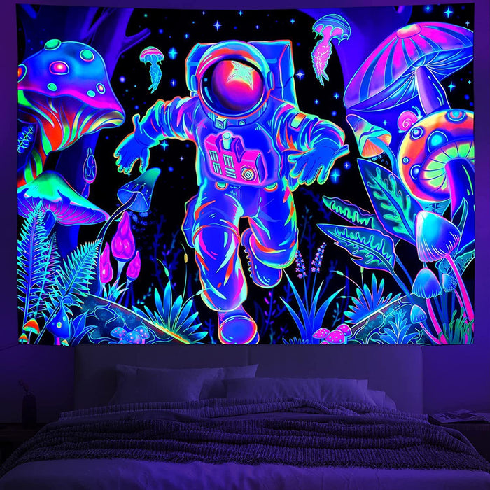 Fluorescent Wall Tapestry