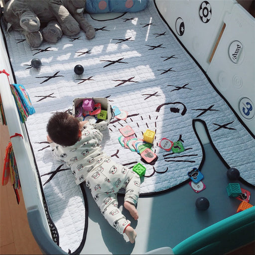 White Tiger Plush Rug