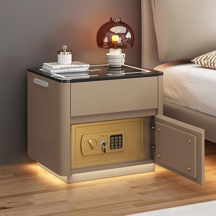 Smart Bedside Table with Safe