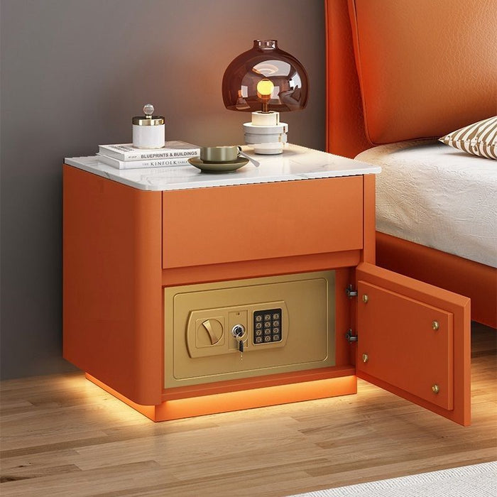 Smart Bedside Table with Safe