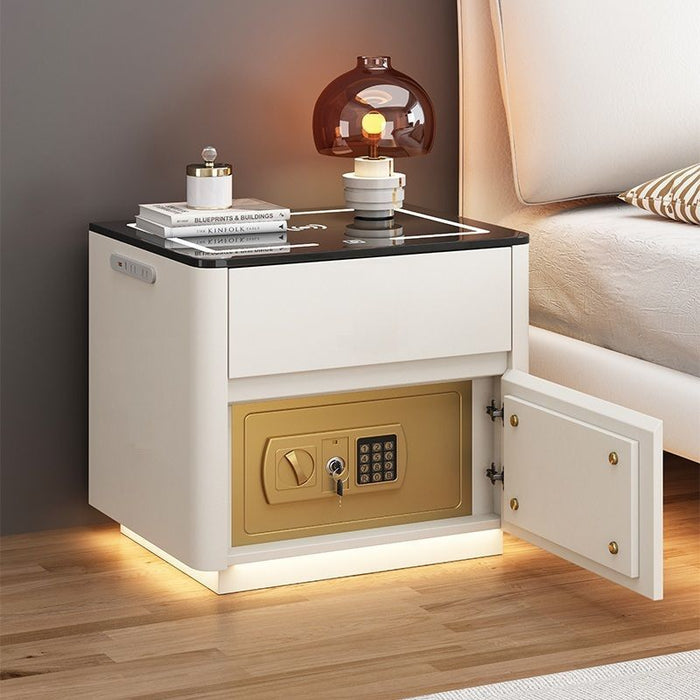 Smart Bedside Table with Safe
