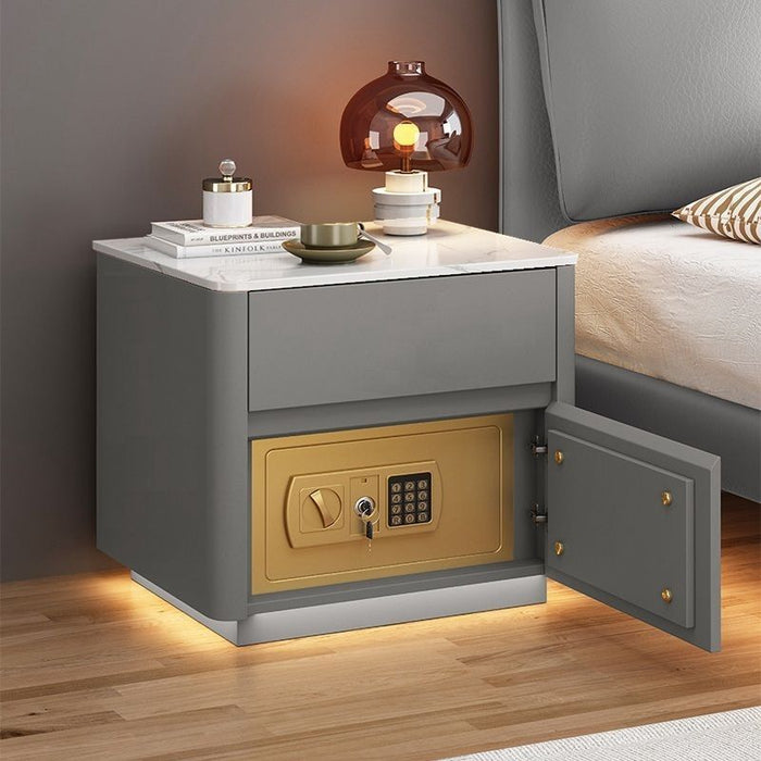 Smart Bedside Table with Safe
