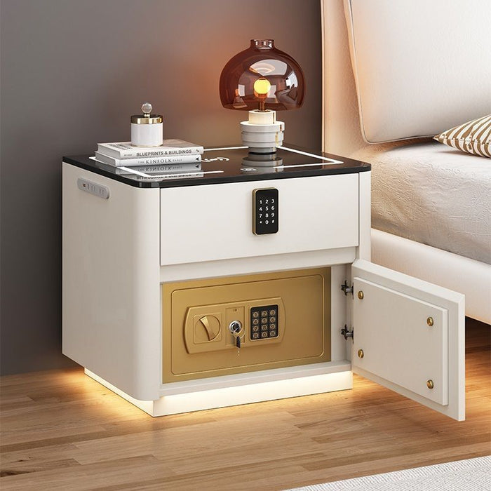 Smart Bedside Table with Safe
