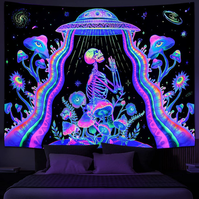 Fluorescent Wall Tapestry