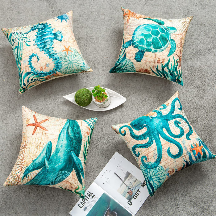 Sea Turtle Cushion Covers