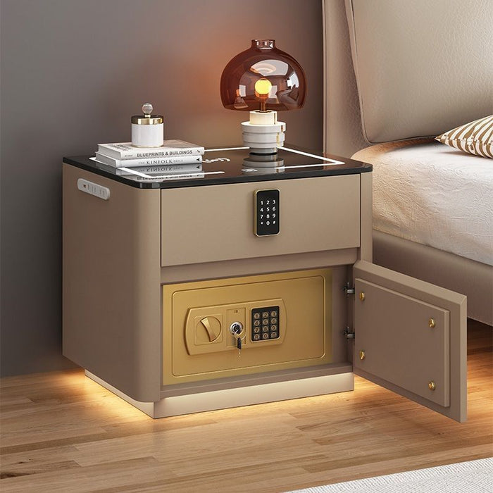 Smart Bedside Table with Safe