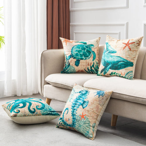 Sea Turtle Cushion Covers