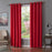 Red | 140X260cm Bedroom Curtain Shade