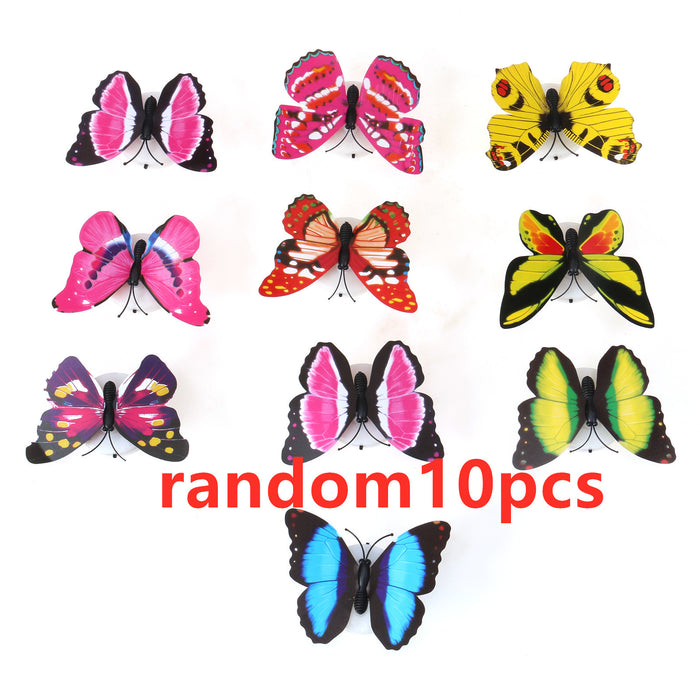 3D Butterfly Sticker LED Light