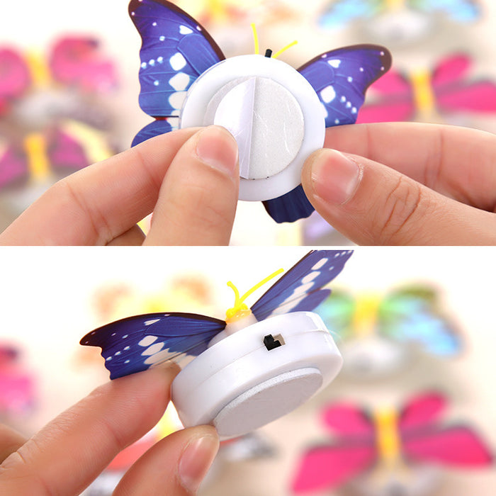 3D Butterfly Sticker LED Light
