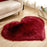 Heart Shaped Plush Rug