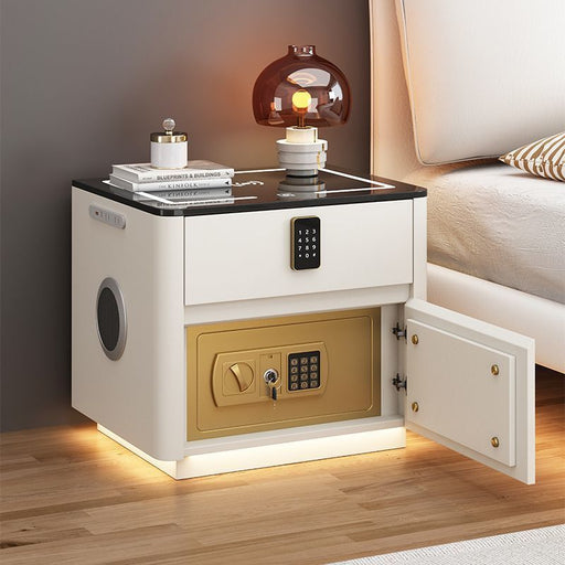 Smart Bedside Table with Safe