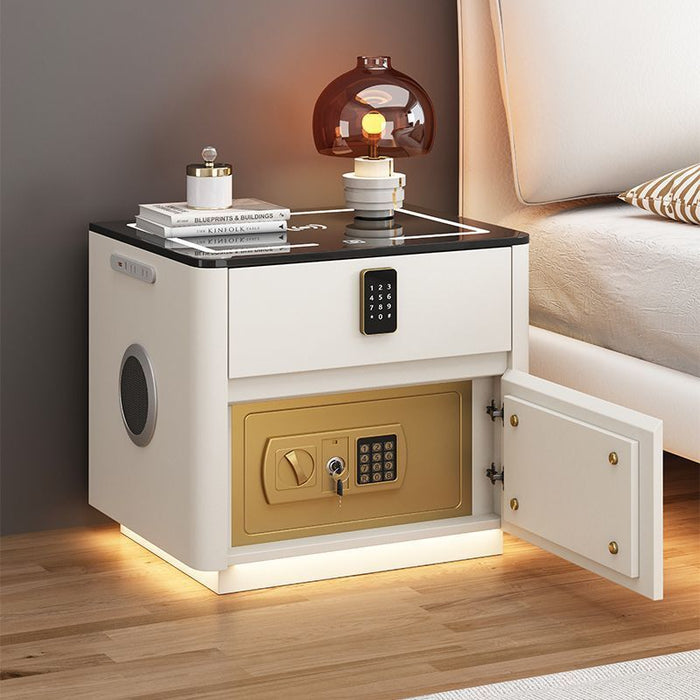 Smart Bedside Table with Safe