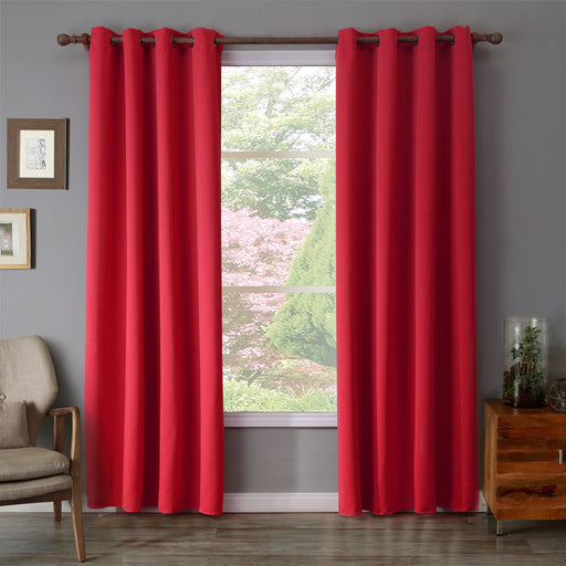 Red | 140X260cm Bedroom Curtain Shade