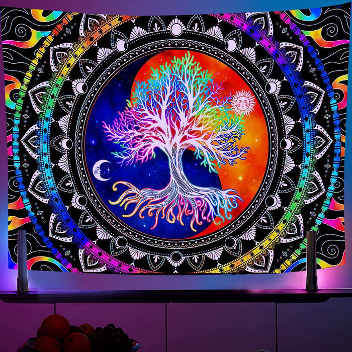 Fluorescent Wall Tapestry