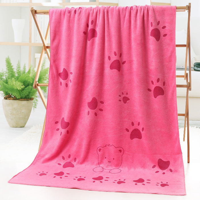 Cartoon Print Beach Towel