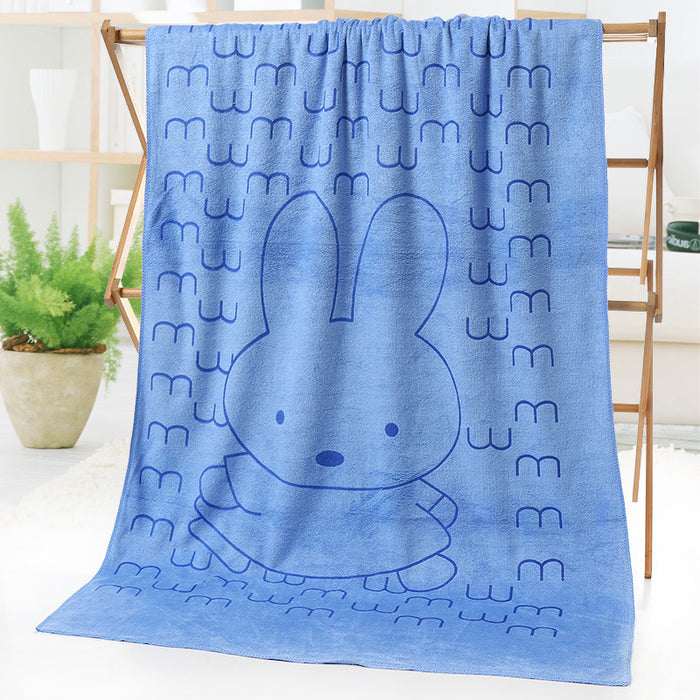Cartoon Print Beach Towel