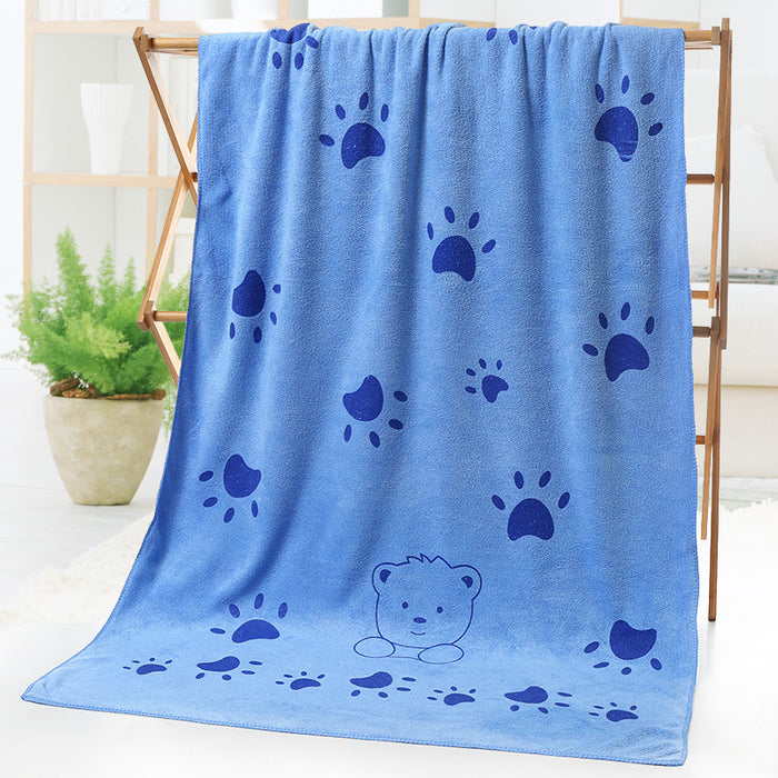 Cartoon Print Beach Towel