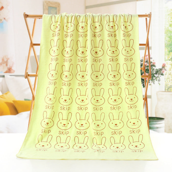 Cartoon Print Beach Towel