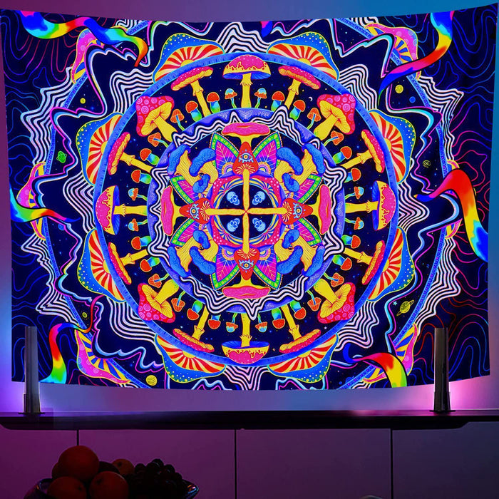 Fluorescent Wall Tapestry