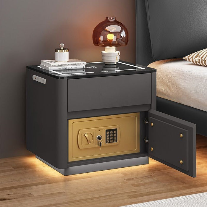 Smart Bedside Table with Safe
