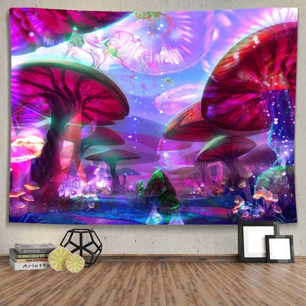 Fluorescent Wall Tapestry