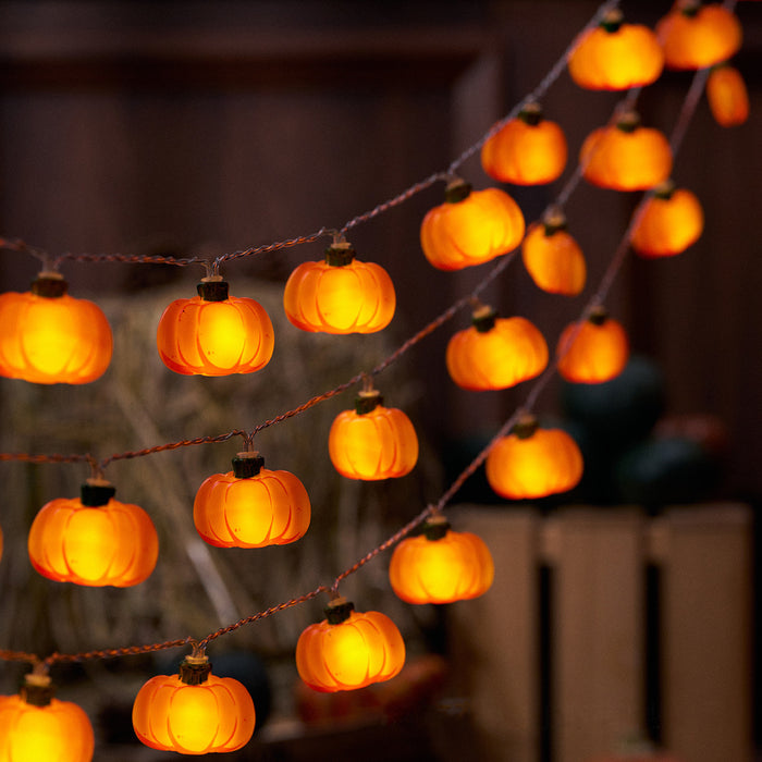 LED pumpkin lighting chain