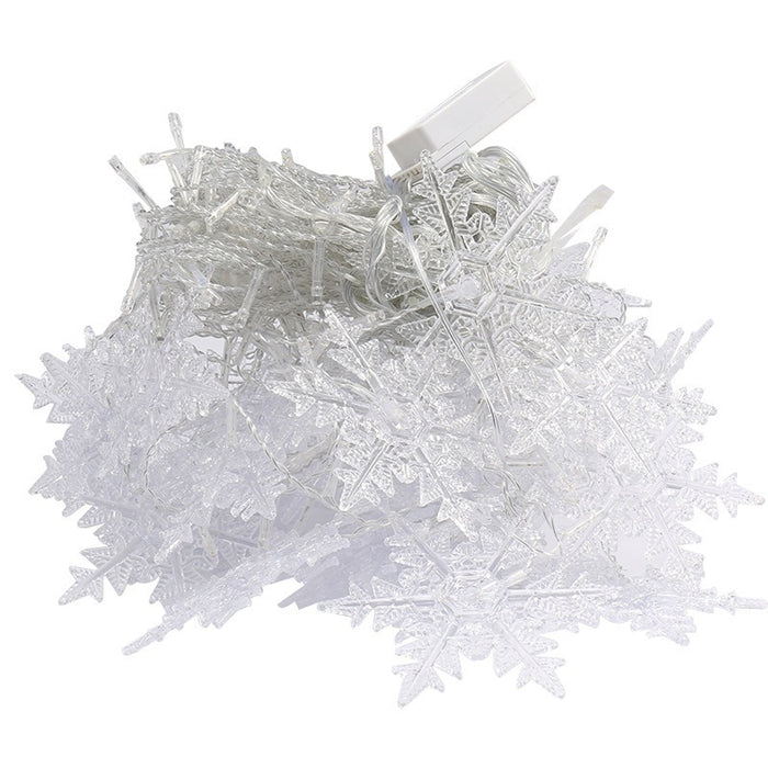 LED snowflake curtain lights