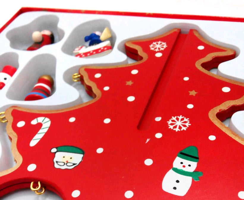 Wooden Christmas Tree Decoration