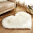 Heart Shaped Plush Rug