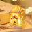 Christmas Decorations Resin Small House LED Luminous