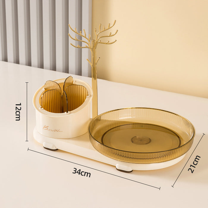 modern cosmetic jewelry storage rack