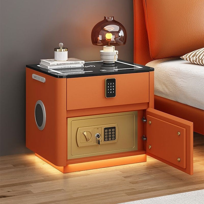 Smart Bedside Table with Safe