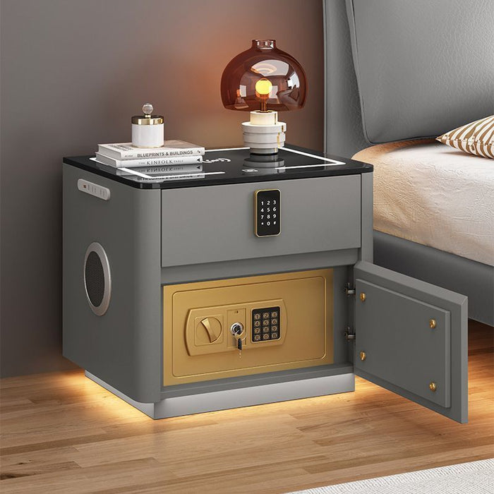 Smart Bedside Table with Safe