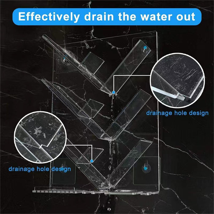 perfume storage bathroom rack