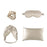 Silk Sleep Set – Eye Mask, Pillowcase & Hair Tie 4-Piece