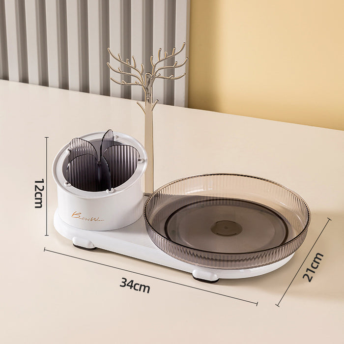 modern cosmetic jewelry storage rack