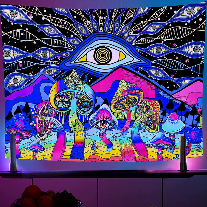 Fluorescent Wall Tapestry
