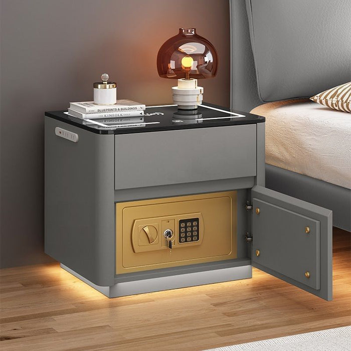Smart Bedside Table with Safe