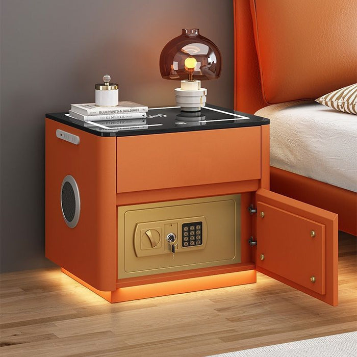 Smart Bedside Table with Safe